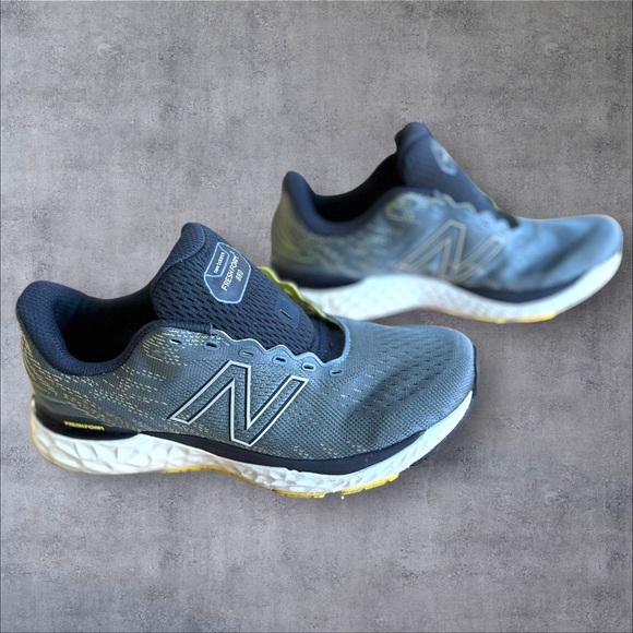 New Balance Ocean Gray/Yellow Sneakers Sz 8.5 D - Picture 3 of 16